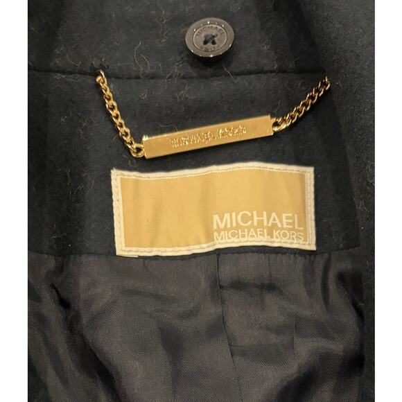 R24 MICHAEL KORS Women's Wool Peacoat Navy Small - Picture 11 of 14